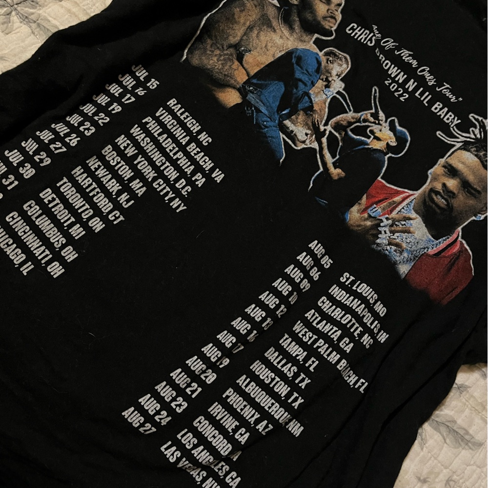 COPY - Chris brown concert tee